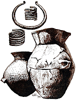 Bronzkori edények és ékszerek